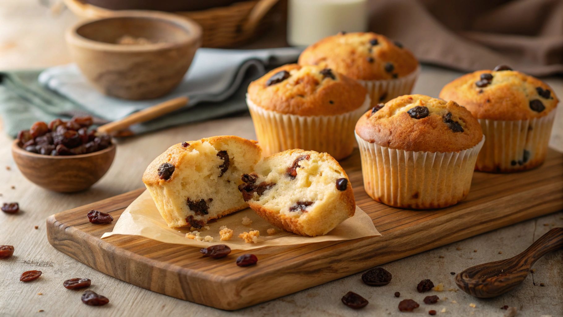 gaps raisin muffins recipes..